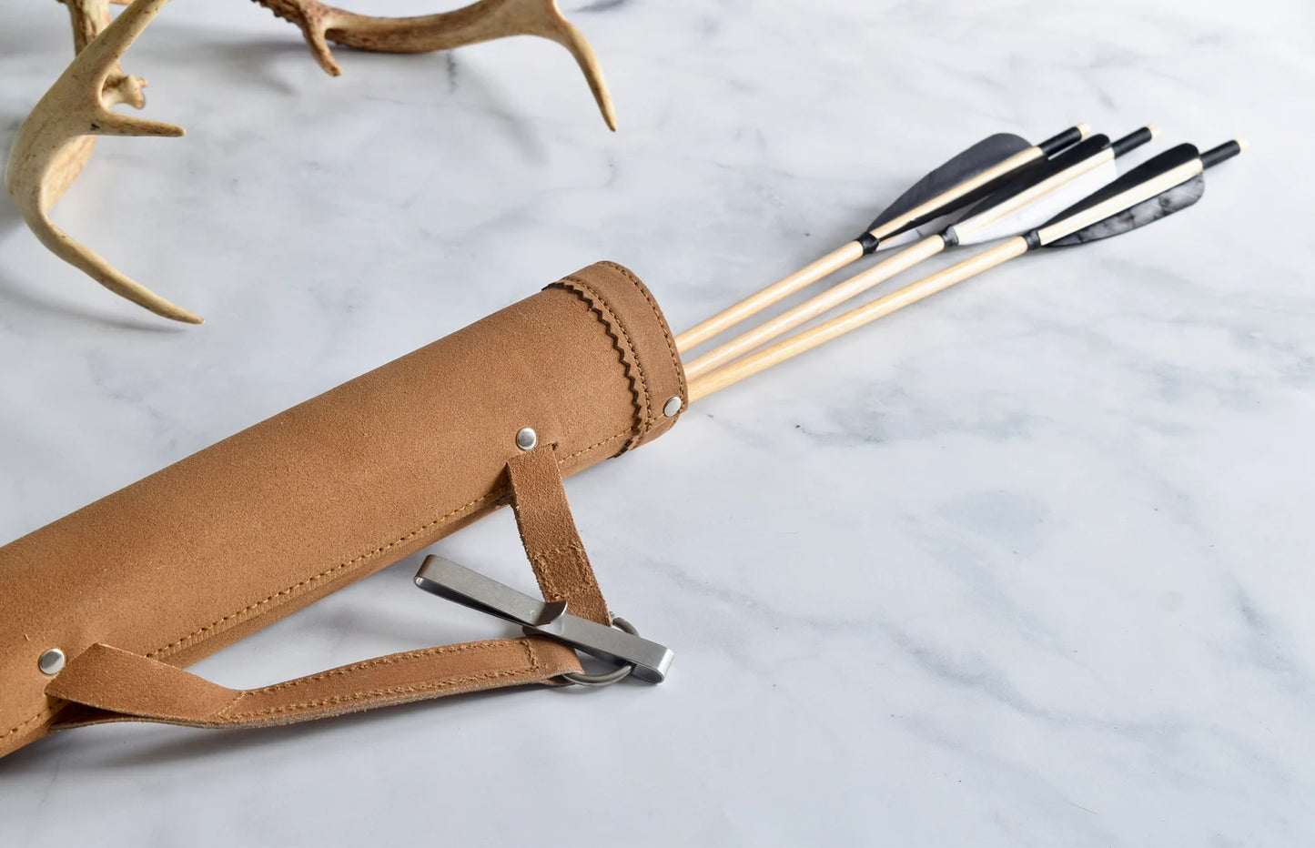 Suede Leather Hip Quiver