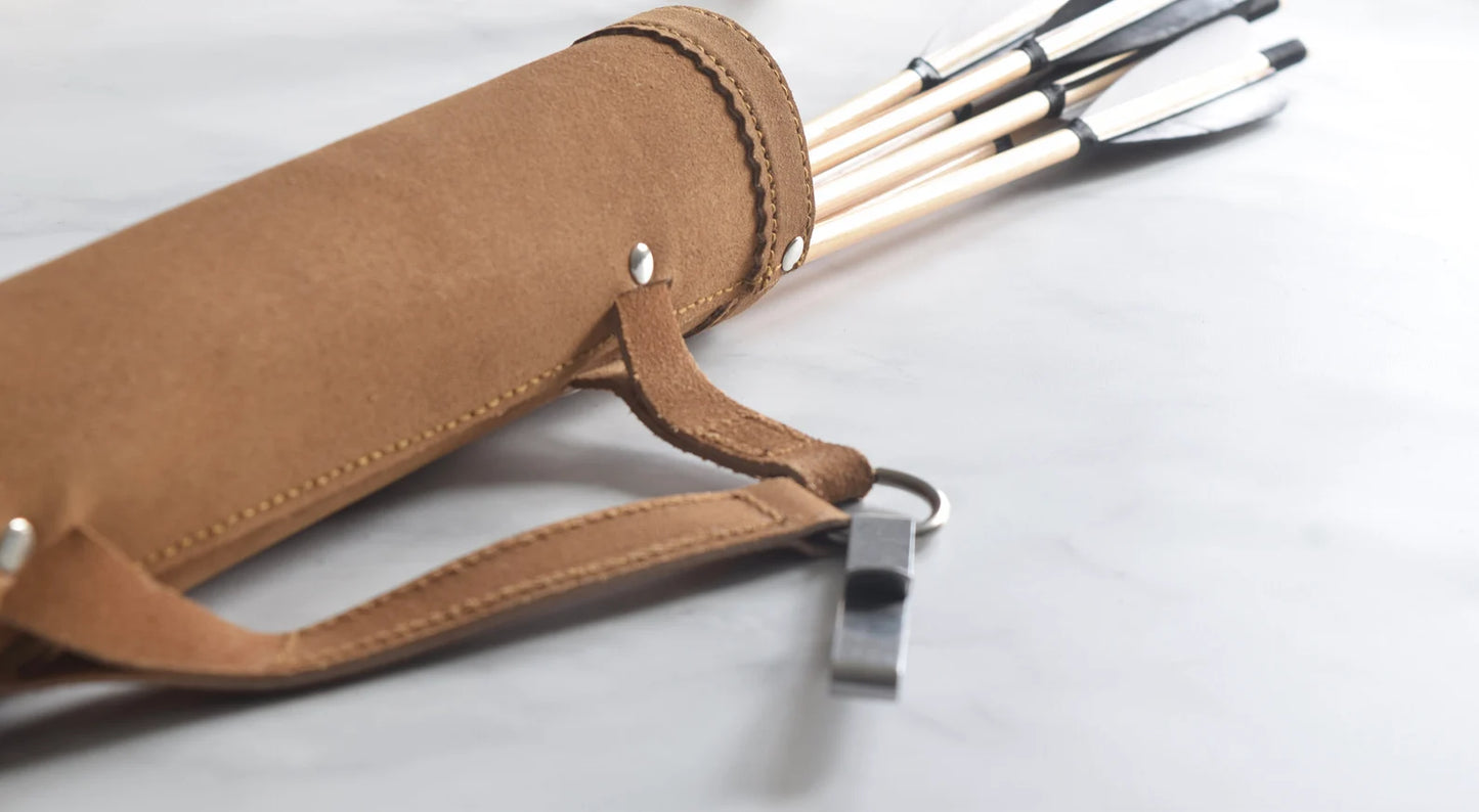 Suede Leather Hip Quiver