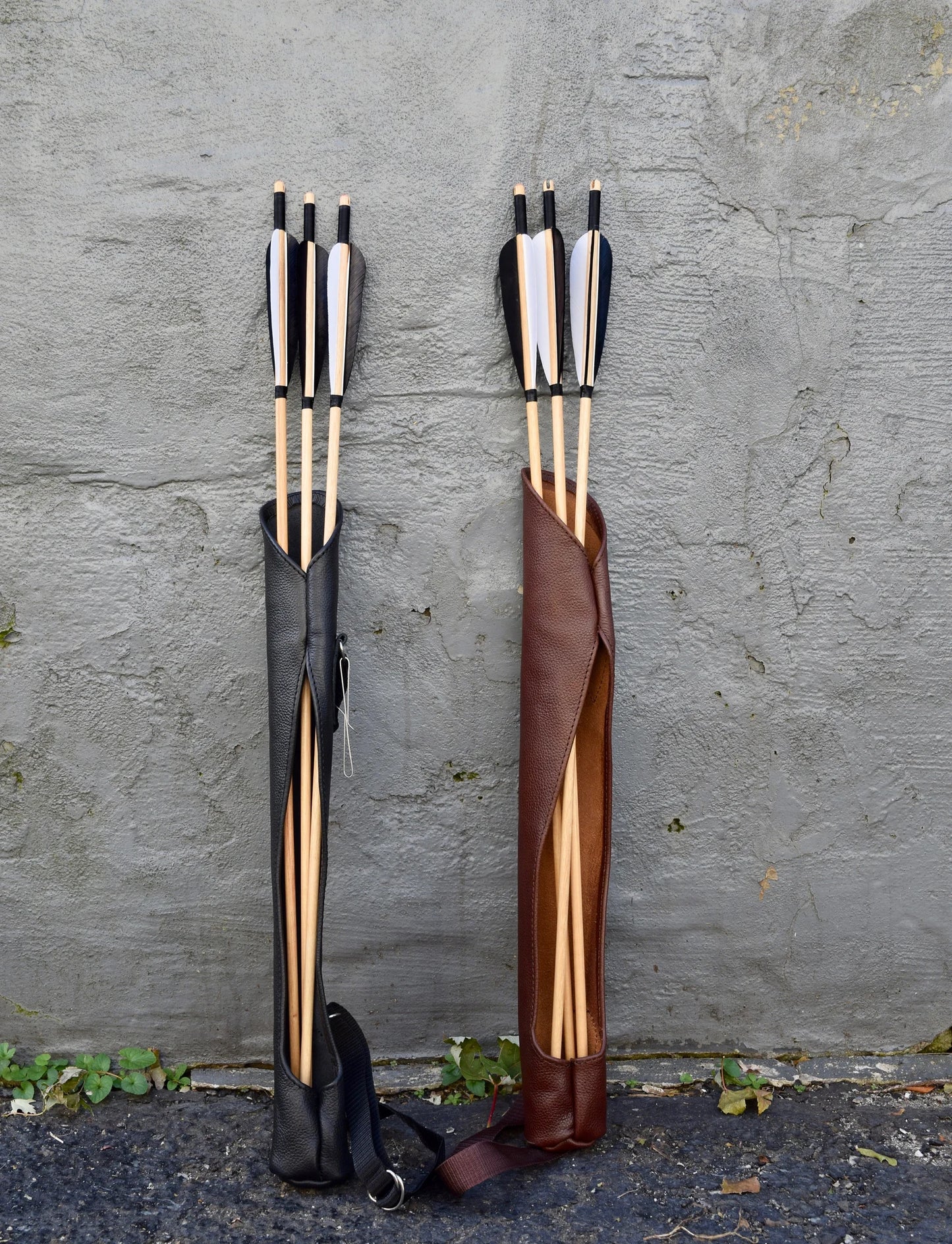 Side Draw Leather Quiver