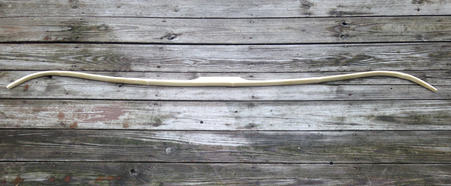 64" You-Finish Bamboo Backed Hickory Recurve