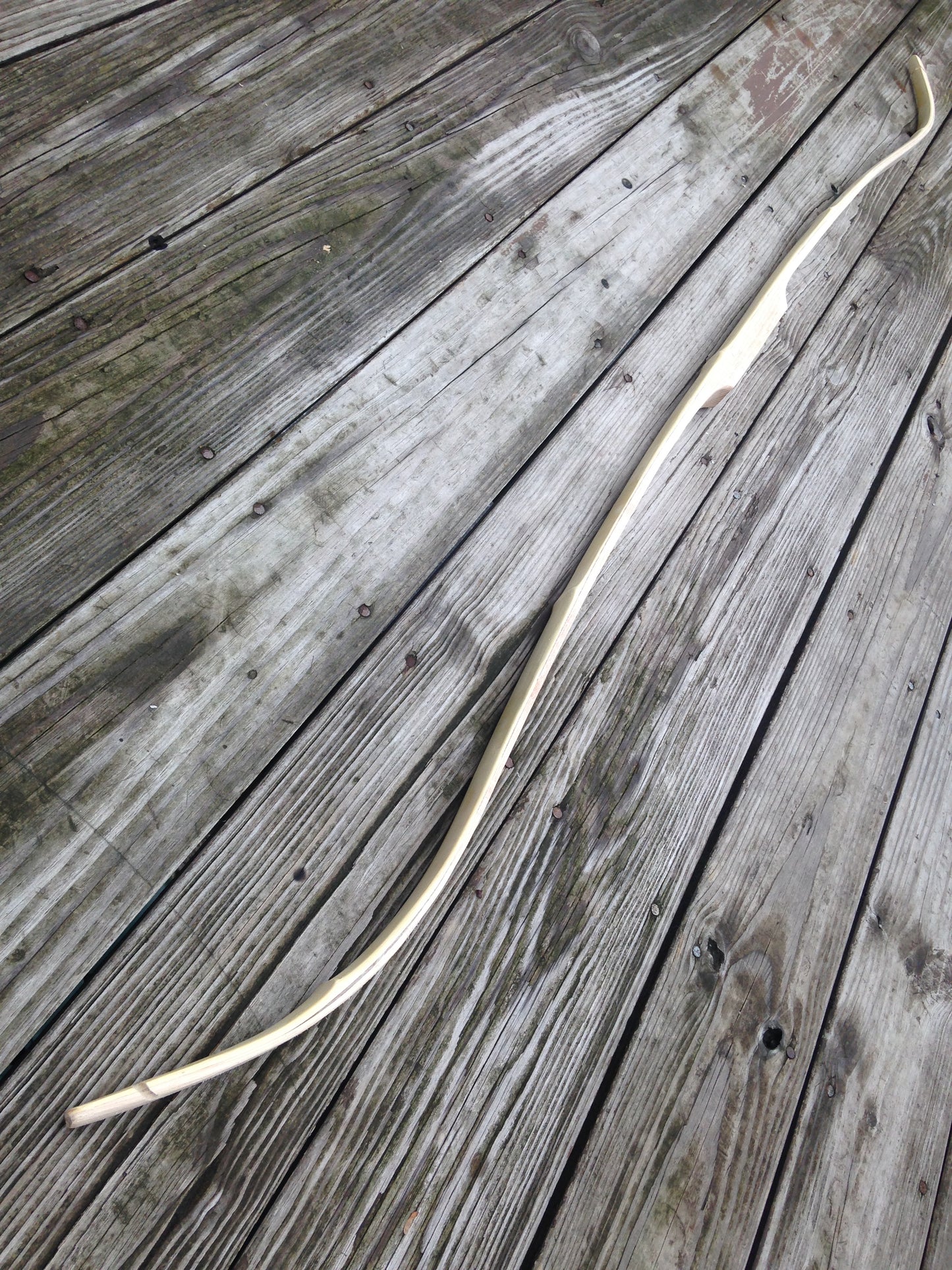 64" You-Finish Bamboo Backed Hickory Recurve