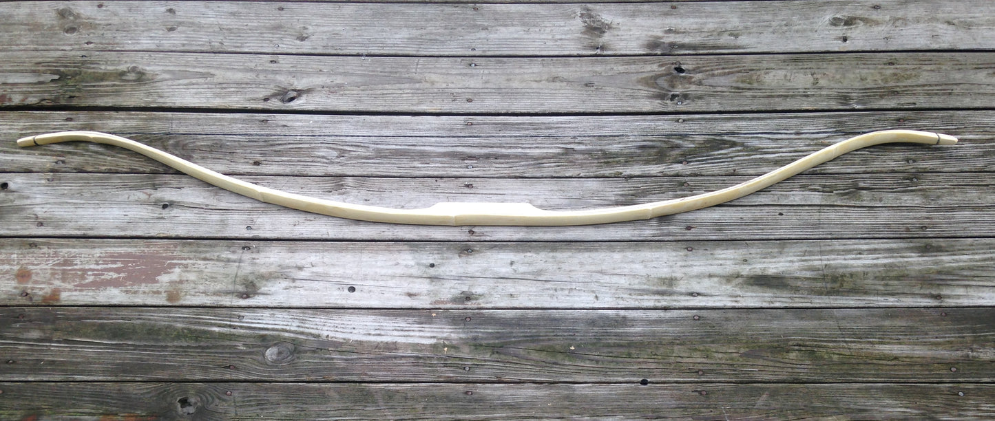 64" You-Finish Bamboo Backed Hickory Recurve